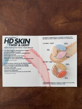 🩵 4/10$ or 10/20$ 🩵 sample size makeup & skincare HD Skin Twist & Light 2 trios